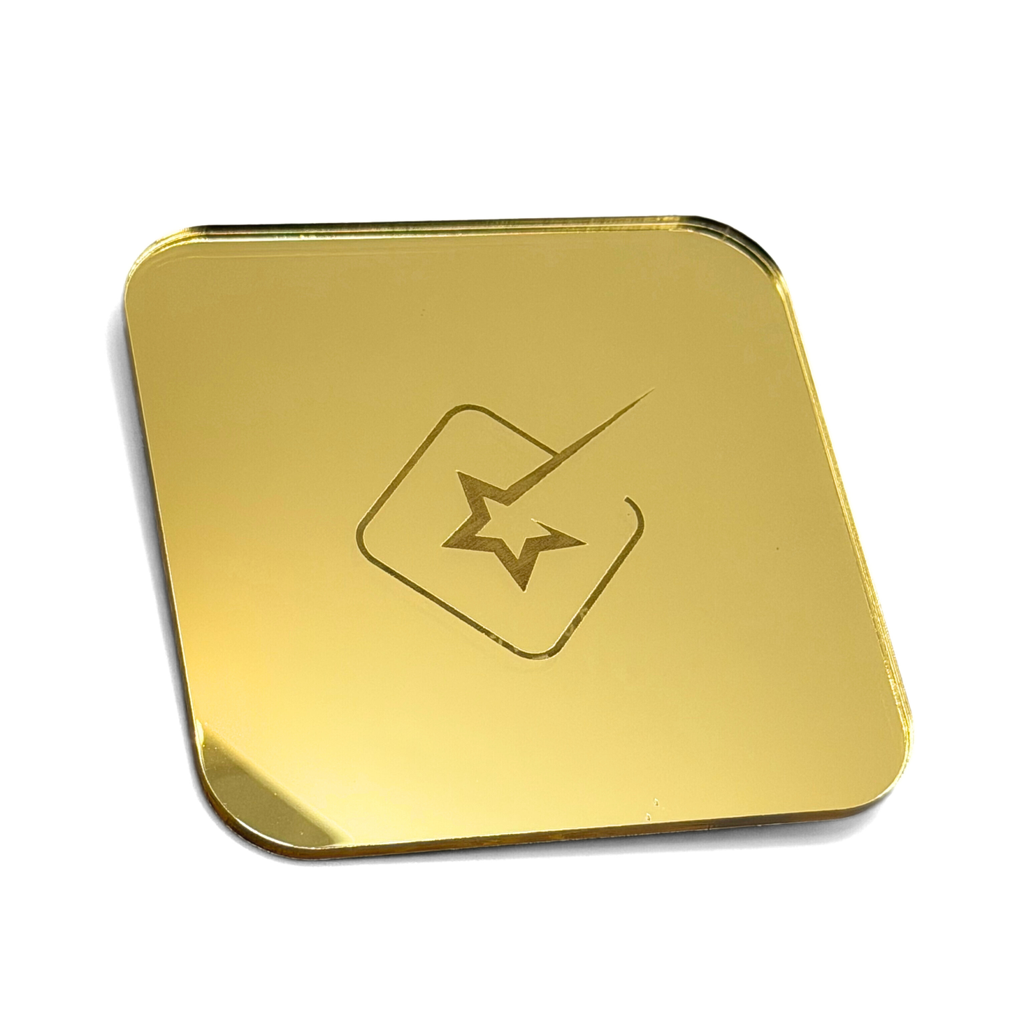 Plaque plexiglass or miroir 60x30 cm PMMA XT compatible xTool pour découpe laser