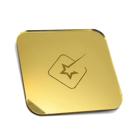 Plaque plexiglass or miroir 60x30 cm PMMA XT compatible xTool pour découpe laser