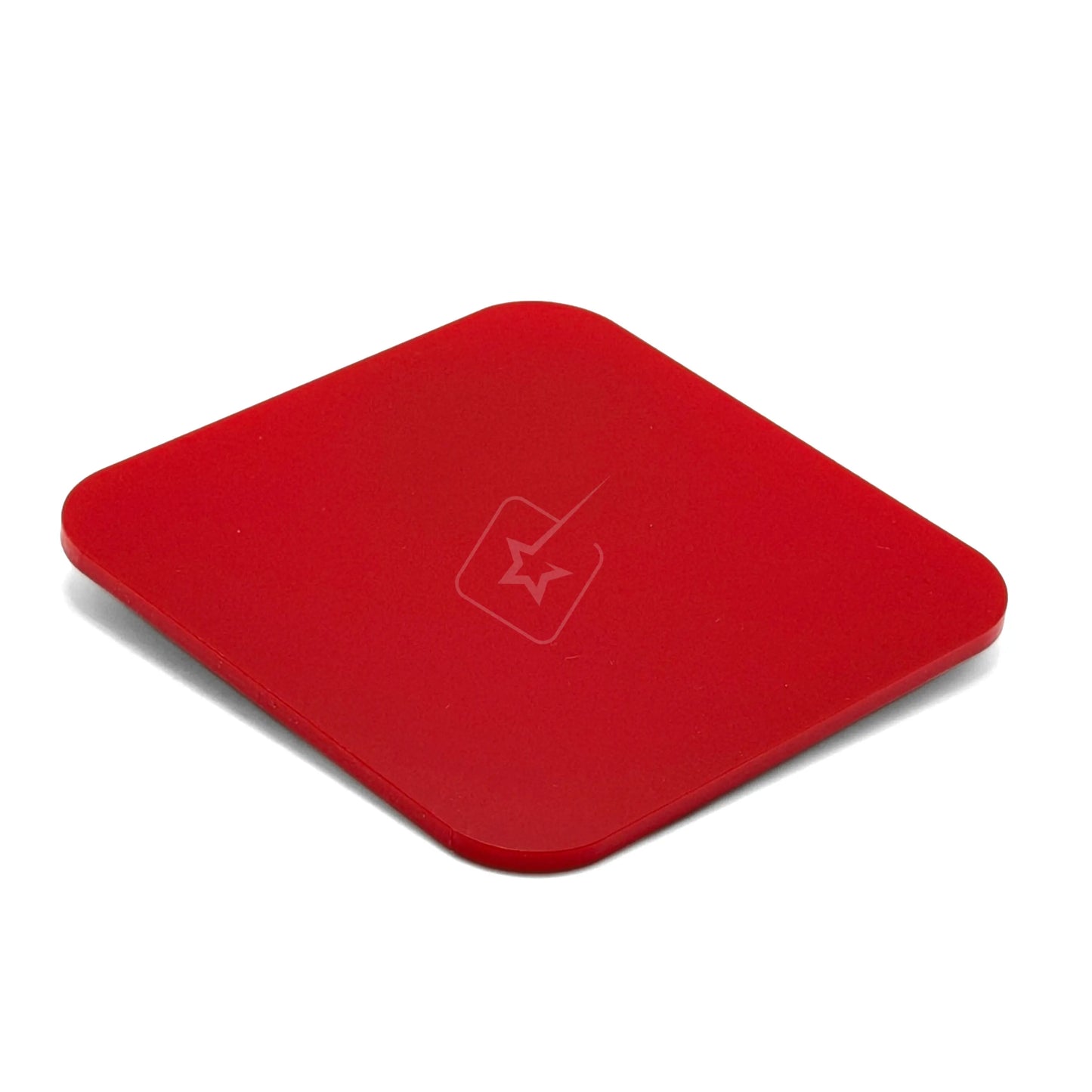 Plaque plexiglass rouge 60x30 cm PMMA coulé compatible xTool pour découpe laser
